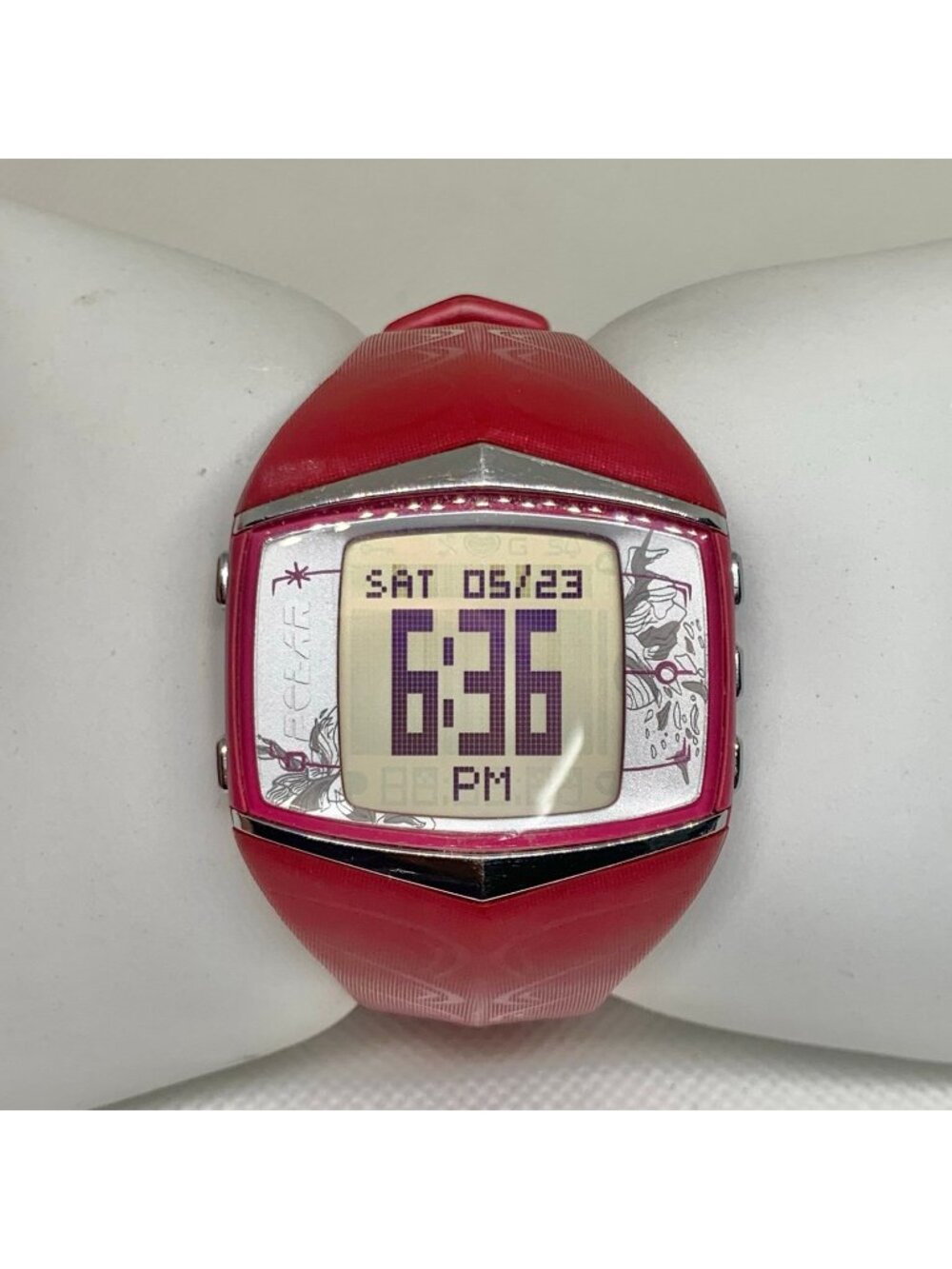Polar FT60 Heart Rate Monitor 39mm multifunction pink plastic band 30MWR